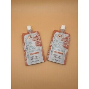 Lot Of 2 Moroccanoil Color Depositing Mask Coral 1oz/30ml Temporary Color Sealed